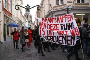 demo tegen kraakverbod demo tegen kraakverbod