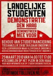 studentendemo 25 maart2010 studentendemo 25 maart2010