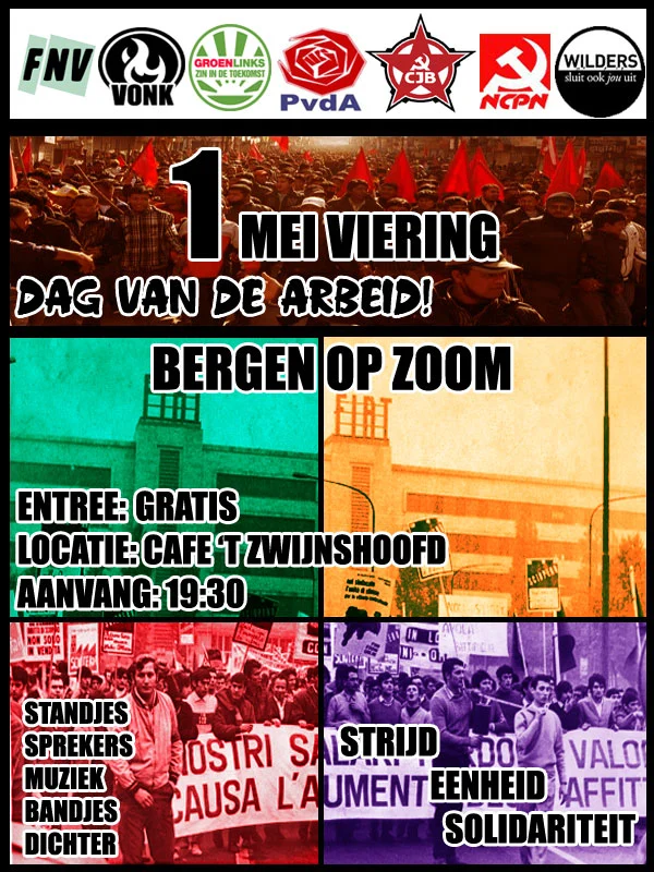 1 meiviering in Bergen op Zoom