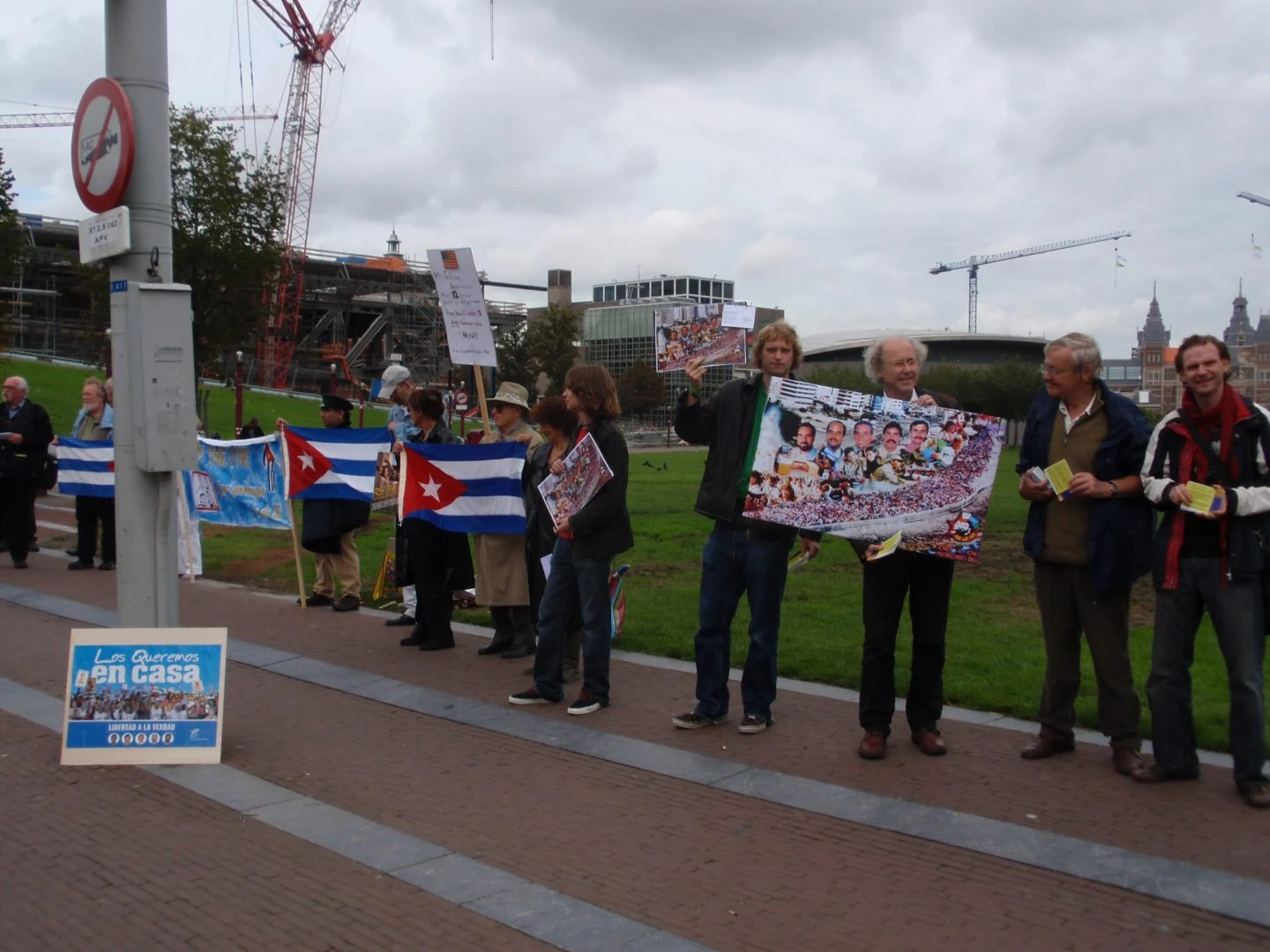 Op het Museumplein voor ‘the Cuban Five’!