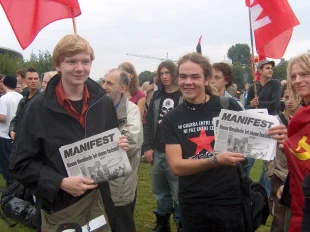 Demonstratie 23 september: Breek met Bush!