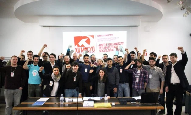 Gezamenlijke verklaring van de 12e Bijeenkomst van Europese Communistische Jongerenorganisaties