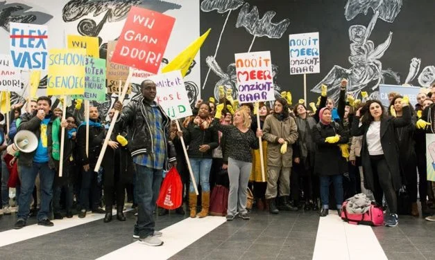 Actie SchoonGenoeg op de UvA – “Niet Normaal!”