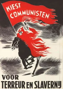Anti-communistisch affiche in het nederlands uit de jaren 20