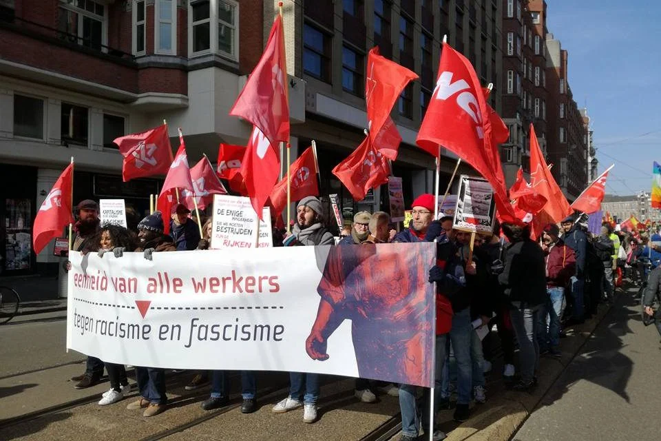 Verslag 18 maart: Eenheid van alle werkers tegen racisme en fascisme!