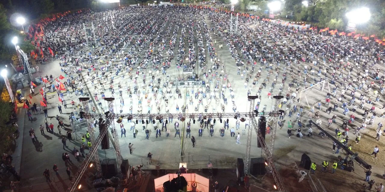 Message for festival of Communist Youth of Greece (KNE)