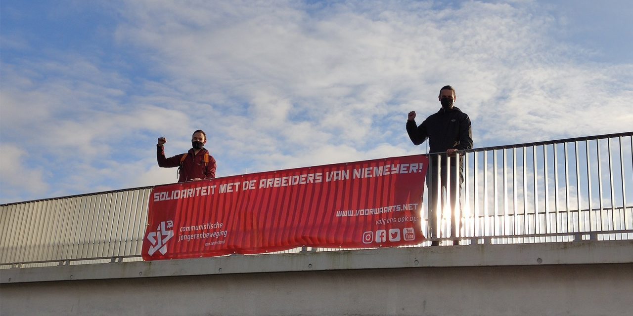 Actie in solidariteit met de arbeiders van Niemeyer