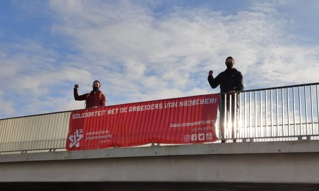 Actie in solidariteit met de arbeiders van Niemeyer