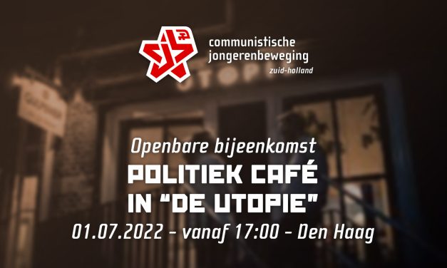 CJB Zuid-Holland: Politiek Café in “de Utopie”