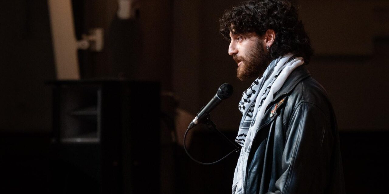 ‘Studenten, de vakbond is een krachtig wapen tegen fascisme!’